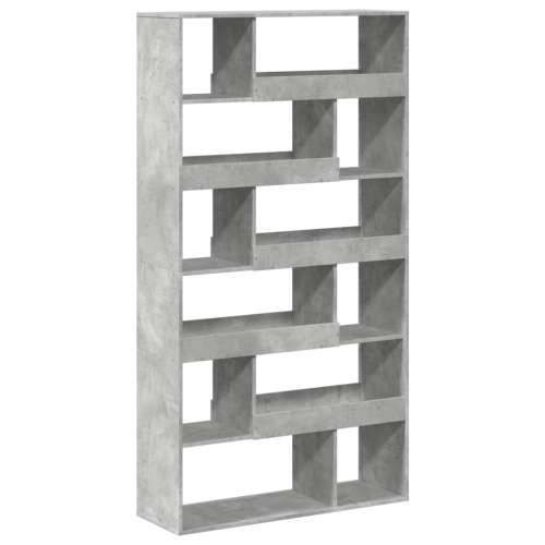 Regal za knjige boja betona 100x33x187,5 cm konstruirano drvo - Beton siva 1 187.5 cm Cijena