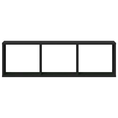 Zidni ormarić crni 100x16x30 cm od konstruiranog drva - Crna 100 x 16 x 30 cm 1 Cijena