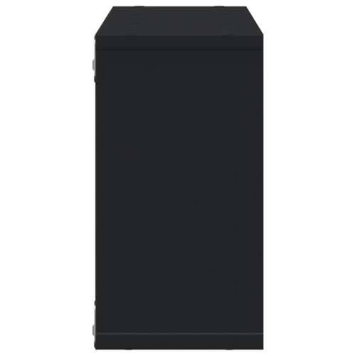 Zidni ormarić crni 100x16x30 cm od konstruiranog drva - Crna 100 x 16 x 30 cm 1 Cijena