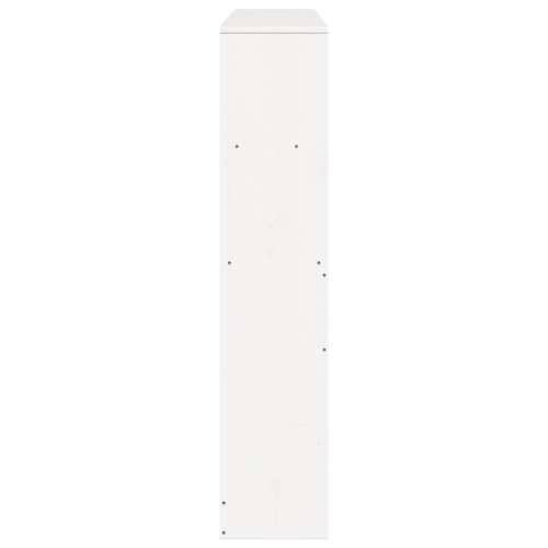 Uzglavlje sa spremištem bijeli 120 cm od masive borovine - Bijela 120 cm 1 Cijena