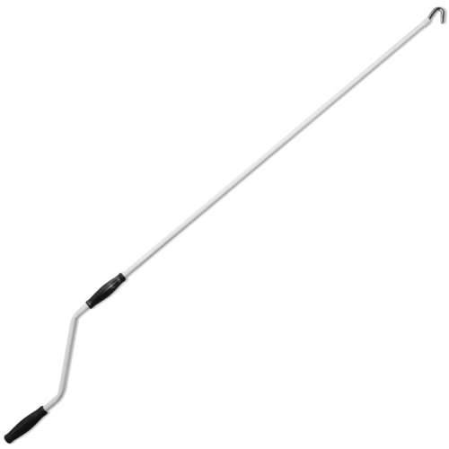Sklopiva tenda na ručno upravljanje 450 cm crno-bijela - Plava i bijela 450 cm 1 Cijena