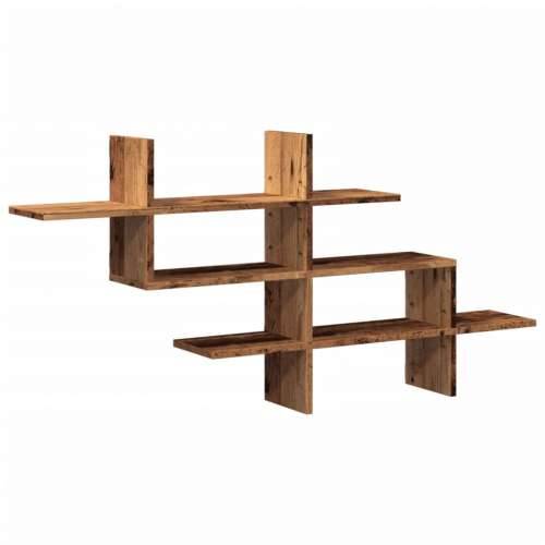 Zidna polica boja staro drvo 124,5x18x60,5 cm konstruirano drvo - Staro drvo 1 Cijena