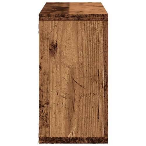 Zidni ormarić 100x16x30 cm boja starog drva konstruirano drvo - Staro drvo 100 x 16 x 30 cm 1 Cijena