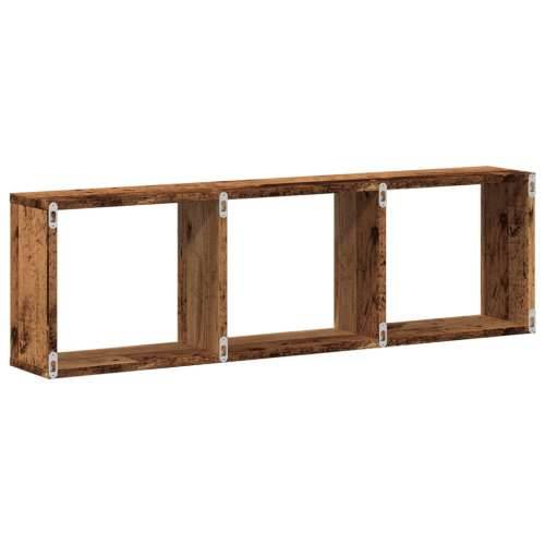 Zidni ormarić 100x16x30 cm boja starog drva konstruirano drvo - Staro drvo 100 x 16 x 30 cm 1 Cijena
