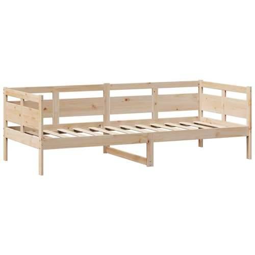 Dnevni krevet s ladicama bez madraca 90x200 cm masivno drvo - Prirodna 90 x 200 cm Cijena