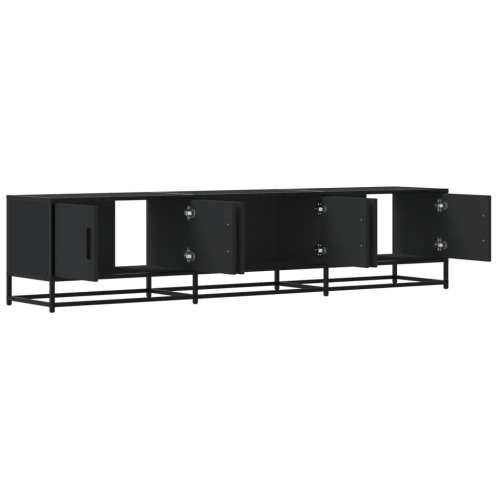 TV ormarić crni 180x35x41 cm od konstruiranog drva - Crna 1 180 cm Cijena