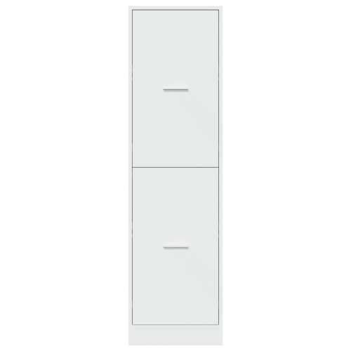 Ormarić za lijekove bijeli 40 x 41 x 144,5 cm konstruirano drvo - Bijela 40 x 41 x 144.5 cm 1 Cijena
