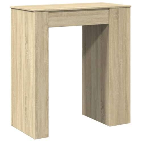 Barski stol s držačima boja hrasta 95x47x103,5 cm drveni - sonoma hrast 1 Cijena