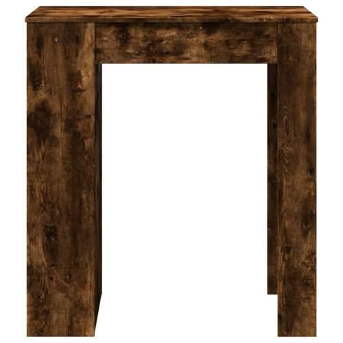 Barski stol s držačima boja hrasta 95x47x103,5 cm drveni - Dimljeni hrast 1 Cijena