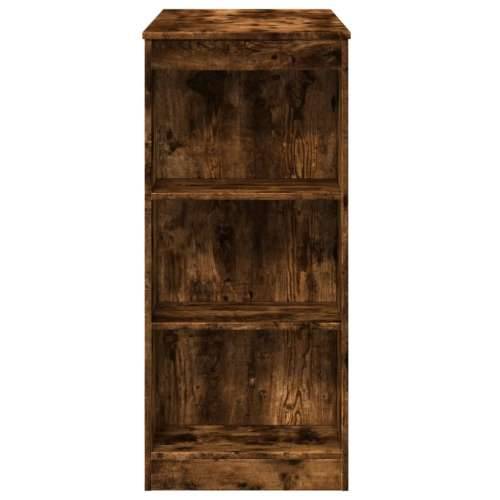 Barski stol s držačima boja hrasta 95x47x103,5 cm drveni - Dimljeni hrast 1 Cijena