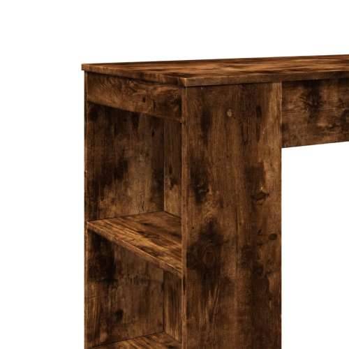 Barski stol s držačima boja hrasta 95x47x103,5 cm drveni - Dimljeni hrast 1 Cijena