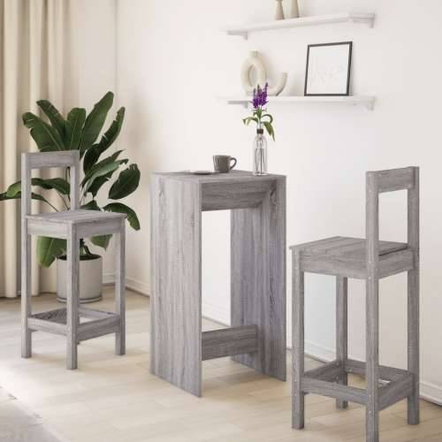 Barski stol siva boja hrasta 51x50x103,5 cm konstruirano drvo - Sivi hrast sonoma 1 51 cm Cijena