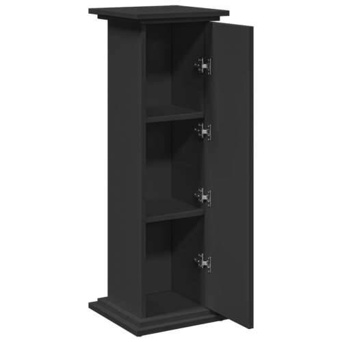 Stalak za izložbu s pohranom crni 31x30x90 cm drveni - Crna 31 x 30 x 90 cm 1 Cijena