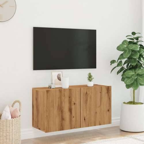 Zidni TV ormarić boja hrasta artisan 80 x 30 x 41 cm - hrast artisan 1 80 cm Cijena