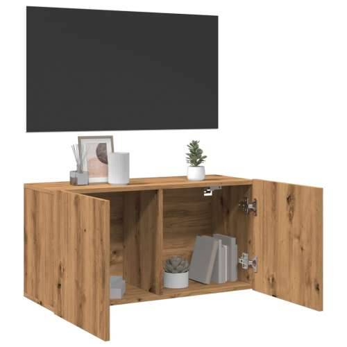 Zidni TV ormarić boja hrasta artisan 80 x 30 x 41 cm - hrast artisan 1 80 cm Cijena