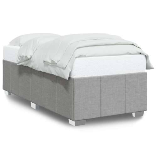 Okvir za krevet bez madraca svjetlosivi 80x200 cm od tkanine - Svjetlosiva 80 x 200 cm Cijena