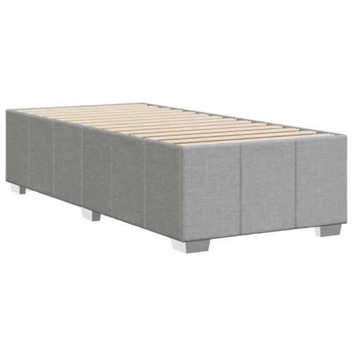 Okvir za krevet bez madraca svjetlosivi 80x200 cm od tkanine - Svjetlosiva 80 x 200 cm Cijena