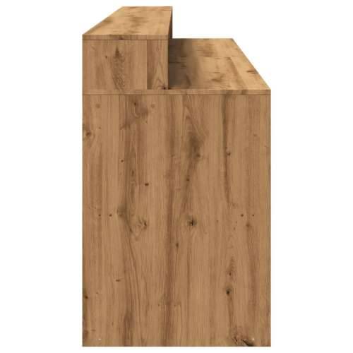Radni stol s LED svjetlima 200x55x91 cm konstruirano drvo - artisian oak 200 x 55 x 91 cm Cijena