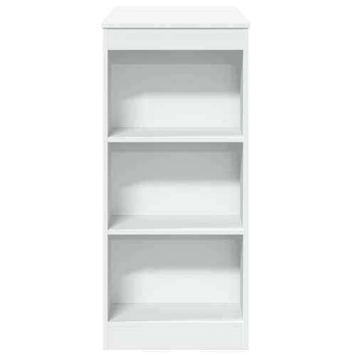 Barski stol s držačima bijeli 95x47x103,5 cm drveni - Bijela 1 Cijena