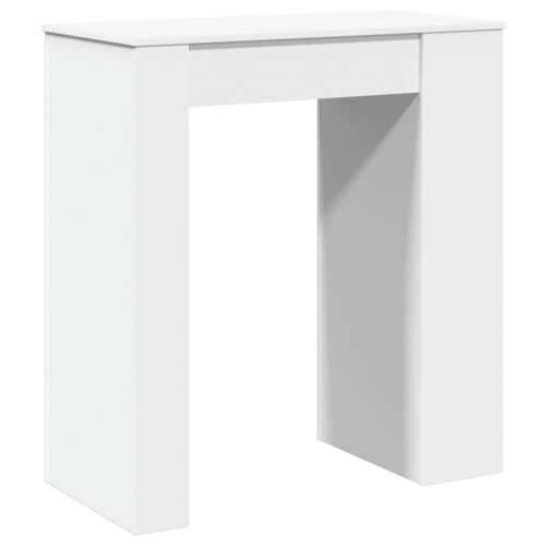 Barski stol s držačima bijeli 95x47x103,5 cm drveni - Bijela 1 Cijena