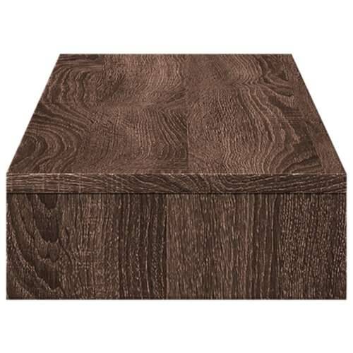 Stalak za monitor boja hrasta 100x27x10 cm konstruirano drvo - Smeđi hrast 100 x 27 x 10 cm Cijena