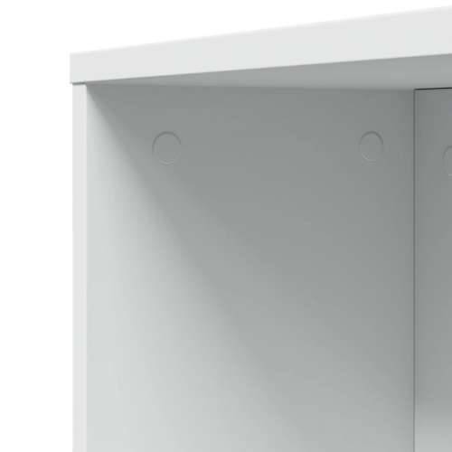 Uski kupaonski ormar s kotačima bijeli od konstruiranog drva - Bijela 1 Cijena