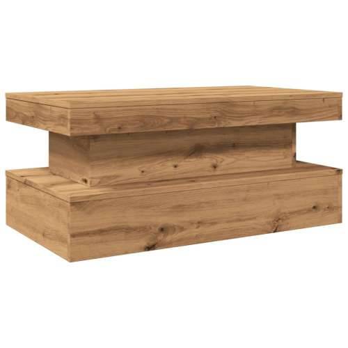 Stolić za kavu s LED svjetlima boja hrasta artisan 90x50x40 cm - artisian oak 1 90 cm Cijena