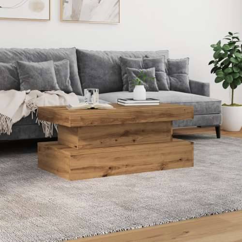 Stolić za kavu s LED svjetlima boja hrasta artisan 90x50x40 cm - artisian oak 1 90 cm Cijena