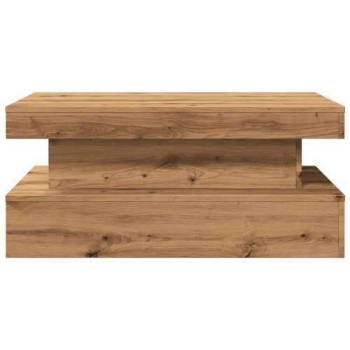 Stolić za kavu s LED svjetlima boja hrasta artisan 90x50x40 cm - artisian oak 1 90 cm Cijena