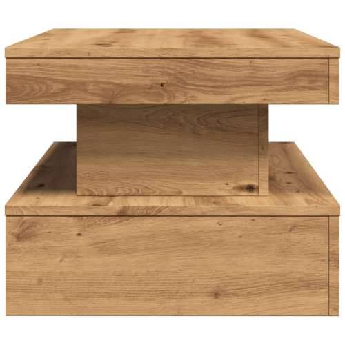 Stolić za kavu s LED svjetlima boja hrasta artisan 90x50x40 cm - artisian oak 1 90 cm Cijena