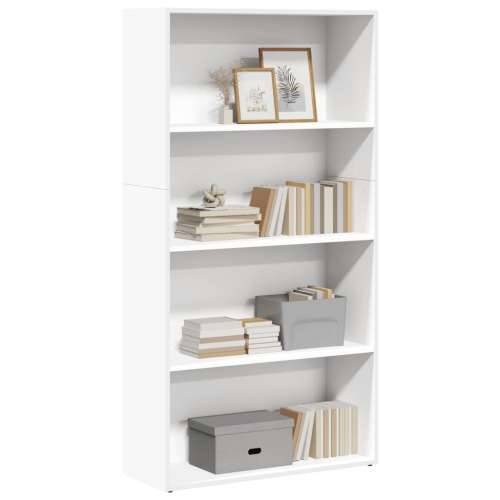 Regal za knjige bijeli 80x30x152 cm konstruirano drvo - Bijela 1 152 cm 80 cm Cijena