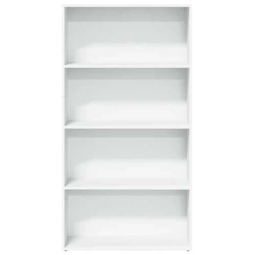 Regal za knjige bijeli 80x30x152 cm konstruirano drvo - Bijela 1 152 cm 80 cm Cijena