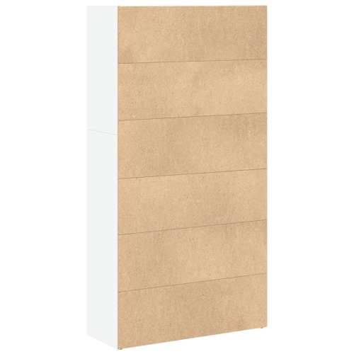 Regal za knjige bijeli 80x30x152 cm konstruirano drvo - Bijela 1 152 cm 80 cm Cijena