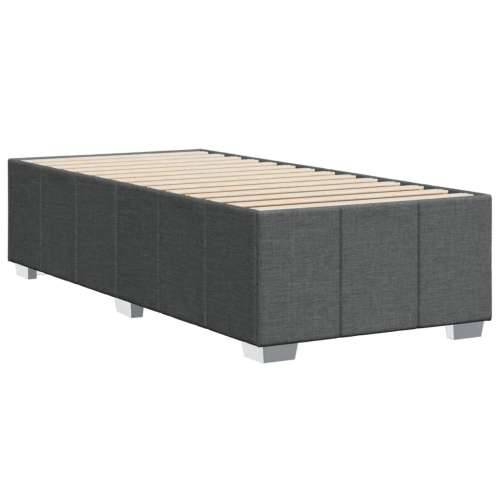 Okvir za krevet bez madraca tamnosivi 80x200 cm od tkanine - Tamno siva 80 x 200 cm Cijena