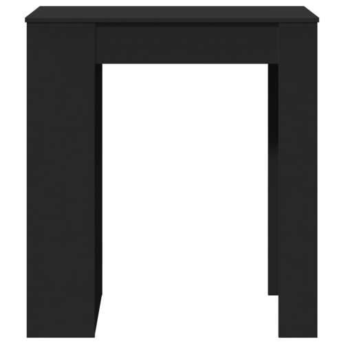 Barski stol s držačima crni 95x47x103,5 cm konstruirano drvo - Crna 1 Cijena