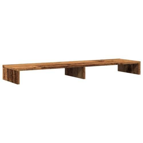 Stalak za monitor boja drva 100x27x10 cm konstruirano drvo - Staro drvo 100 x 27 x 10 cm Cijena