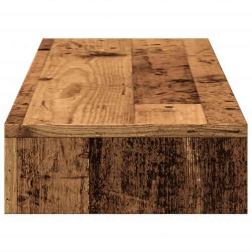 Stalak za monitor boja drva 100x27x10 cm konstruirano drvo - Staro drvo 100 x 27 x 10 cm Cijena