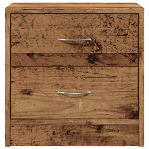 Noćni ormarići 2 kom boja drva 40x30x40 cm konstruirano drvo - Staro drvo 2 Cijena