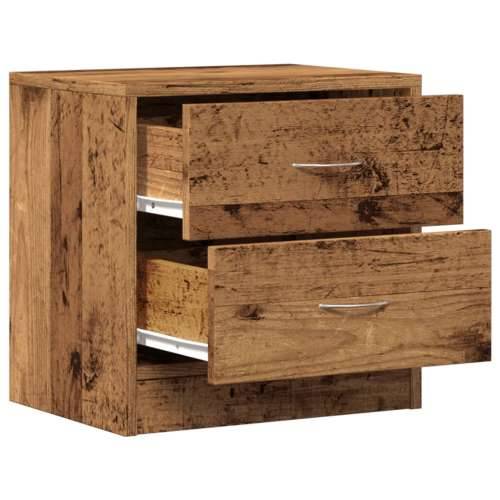 Noćni ormarići 2 kom boja drva 40x30x40 cm konstruirano drvo - Staro drvo 2 Cijena