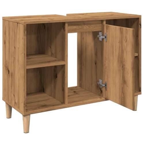 Kupaonski ormarić boja hrasta artisana 80 x 33 x 60 cm drveni - artisian oak 1 Cijena