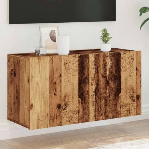 Zidni TV ormarić boja starog drva 80 x 30 x 41 cm - Staro drvo 1 80 cm Cijena