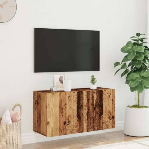 Zidni TV ormarić boja starog drva 80 x 30 x 41 cm - Staro drvo 1 80 cm Cijena