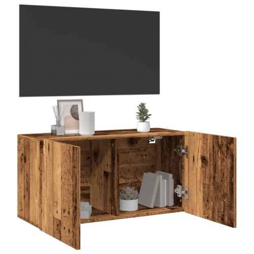 Zidni TV ormarić boja starog drva 80 x 30 x 41 cm - Staro drvo 1 80 cm Cijena