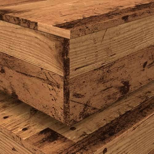 Stolić za kavu s LED svjetlima boja staro drvo 50 x 50 x 40 cm - Staro drvo 1 50 cm Cijena