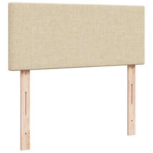 Krevet box spring s madracem krem 120 x 190 cm od tkanine - Krema 120 x 190 cm Gladak dizajn Cijena