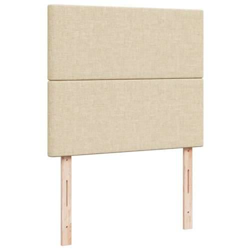Krevet box spring s madracem krem 120 x 190 cm od tkanine - Krema 120 x 190 cm Gladak dizajn Cijena