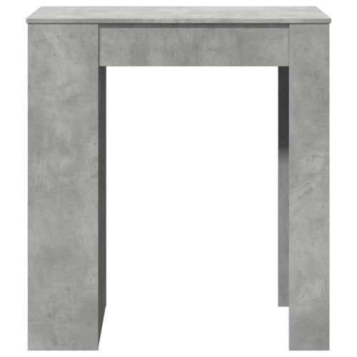 Barski stol s držačima boja betona 95x47x103,5 cm drveni - Beton siva 1 Cijena