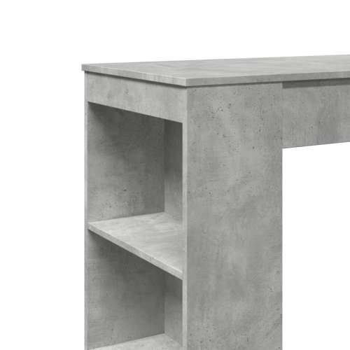 Barski stol s držačima boja betona 95x47x103,5 cm drveni - Beton siva 1 Cijena