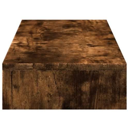 Stalak za monitor boja dimljenog hrasta 100x27x10 cm drveni - Dimljeni hrast 100 x 27 x 10 cm Cijena