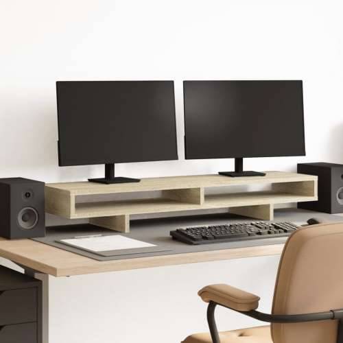 Stalak za monitor boja hrasta 100x27x15 cm konstruirano drvo - sonoma hrast 100 x 27 x 15 cm Cijena